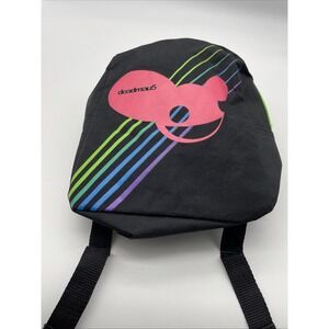 DeadMau 5 Mini Backpack Black Multicolored Balloon Head Lines
